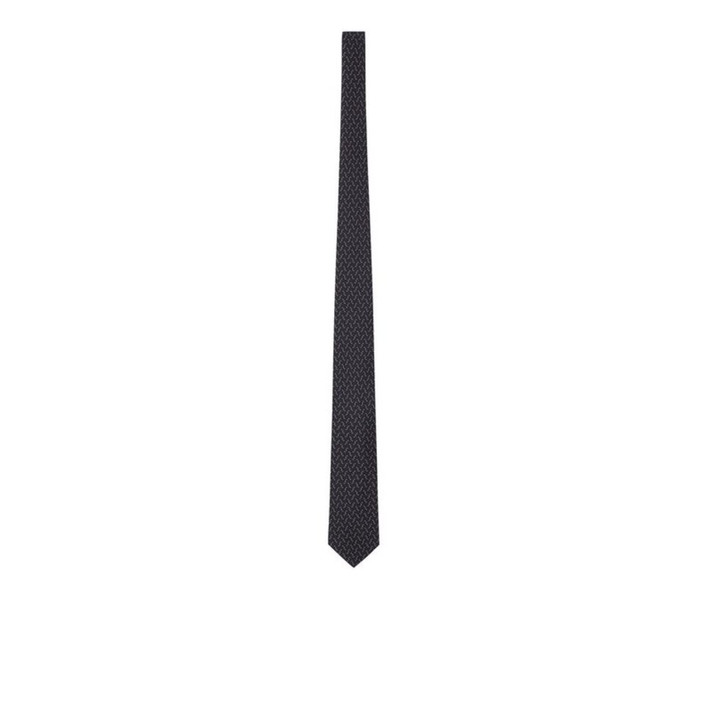 Lardini Men Micro-Patterned Silk Tie
